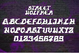 Street Wolfker - Unique Graffiti Font