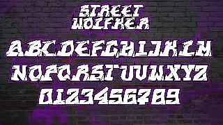 Street Wolfker - Unique Graffiti Font