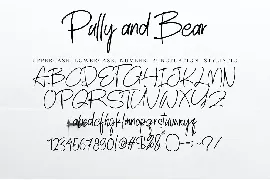 Pully and Bear font