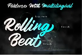 Rolling Beat font