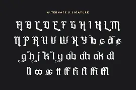 Berserk Warrior - Blackletter Display Font