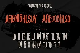 TROBOSH TYPEFACE BRUSH FONT