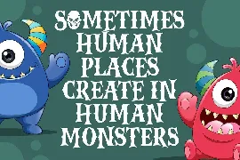 Monster Grave a Playful Serif Font