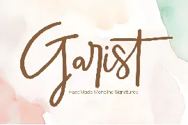 Cd Garist Signature Handwriting font