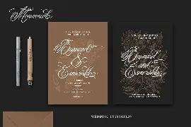 Marmoreal Decorative Script font