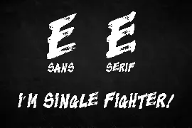 Black Fighter font