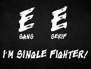 Black Fighter font