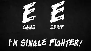 Black Fighter font