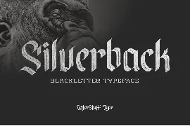 Silverback Blackletter font