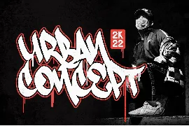 Darksite - Urban Graffiti Font