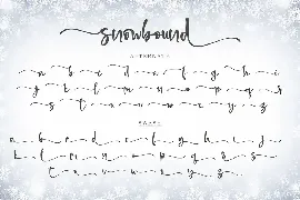 snowbound font