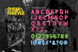 Cheer Forever font