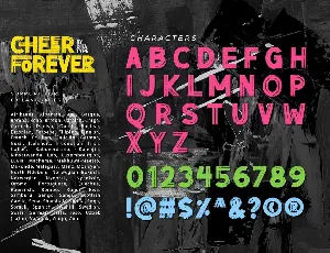 Cheer Forever font