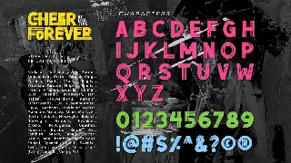 Cheer Forever font