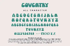 Coventry - Groovy Retro Font