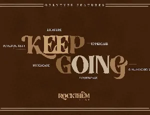 Rockthem | Classic Vintage Font