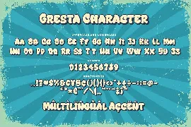 Greasta a Playful Layered Font