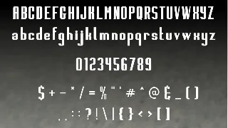 Rebuild Up Font