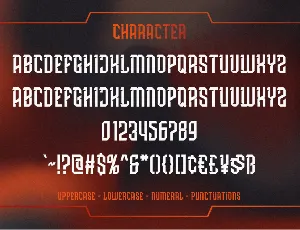 ARTMOSFEAR font