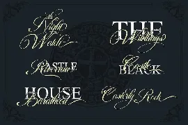 Chasmophile Decorative Script font