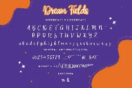 Dream Fields - Handwritten Script fonts