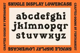 Snugle | Fancy Display font