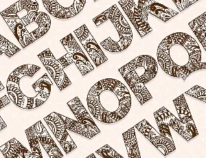 Batik Worldwide font