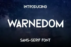 Warnedom Font