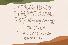 Malica Script Rough font