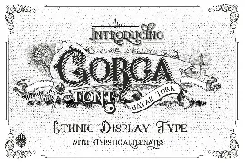 Gorga Ethnic Display Font