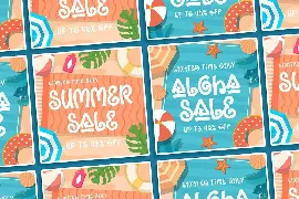 Aloha Dance a Quirky and Playful Font