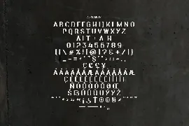 New Akira 190 Glypsh font