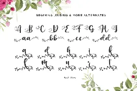 Botanical Flourish font