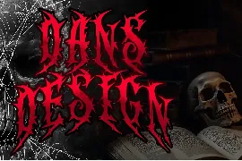 GHOOST Horror Metal Font