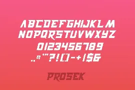 Prosek Font