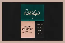 Rosalia Boutique- Handwritten Script and Serif Duo font