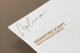 Molthe Modern Signature Font