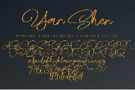 Yan Shen font