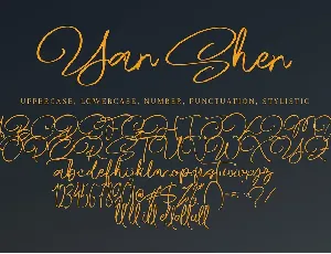 Yan Shen font