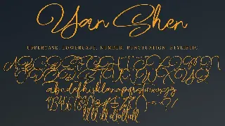 Yan Shen font