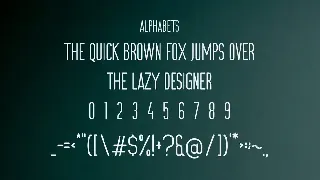 JACOBLINE font