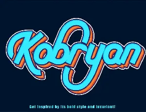 Kobryan font