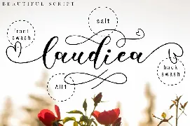 Laudiea - A Lovely Script Font