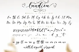 Laudiea - A Lovely Script Font