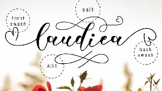 Laudiea - A Lovely Script Font