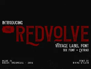 Redvolve font