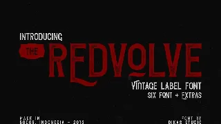 Redvolve font