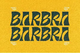 Barbra font