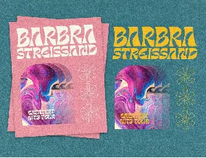 Barbra font