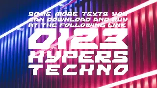 Hypers Techno - Futuristic Font